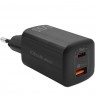 Qoltec 50766 mobile device charger Laptop, Portable gaming console, Power bank, Smartphone, Smartwatch, Tablet Black AC Fast