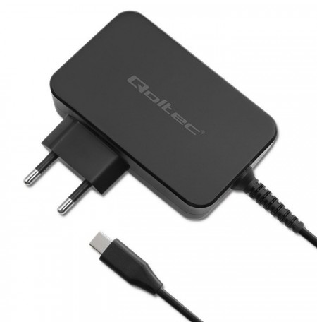 Qoltec 52388 GaN POWER PRO charger | 1xUSB-C | 100W | 5-20V | 3-5A | Black