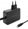 Qoltec 52388 GaN POWER PRO charger | 1xUSB-C | 100W | 5-20V | 3-5A | Black