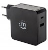 230V USB-C Power Delivery 60W 3-20V USB-A 5V 2.4A Power Adapter