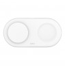 BELKIN MAGNETIC CHARIGING PAD 2IN1 QI2 15W WHITE