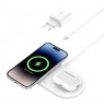BELKIN MAGNETIC CHARIGING PAD 2IN1 QI2 15W WHITE