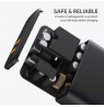 AUKEY PA-D5 GaN mobile device charger Black 2xUSB C Power Delivery 3.0 63W 6A Dynamic Detect