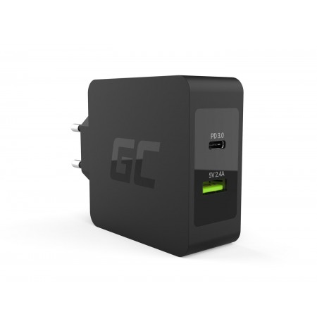 Green Cell CHAR10 mobile device charger Black Indoor