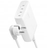 BELKIN WALL CHARGER 4X PORT USB-C GAN 200W, WHITE