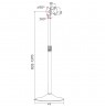 Techly ICA-TR10 signage display mount 68.6 cm (27") Silver