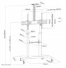 Neomounts by Newstar floor stand