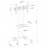 Techly ICA-TR23 TV stand/entertainment centre 1 shelves
