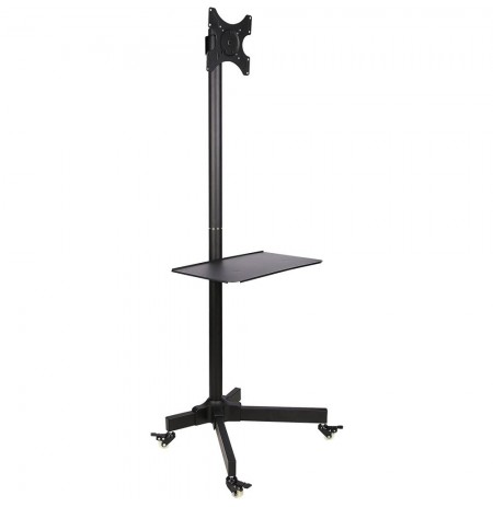 Techly Trolley Floor Stand LCD/LED/Plasma TV Stand 19"-37"