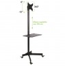 Techly Trolley Floor Stand LCD/LED/Plasma TV Stand 19"-37"