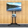 Techly Floor Trolley with Shelf Support LCD / LED / Plasma 30-65" ICA-TR6