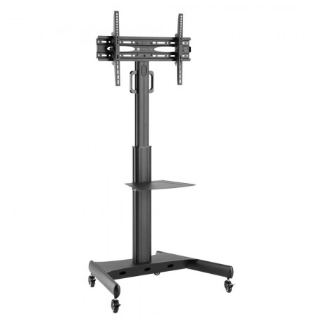 Techly Trolley Floor Support with Shelf LCD TV/LED 32-65"