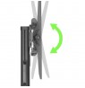 Techly Trolley Floor Support with Shelf LCD TV/LED 32-65"