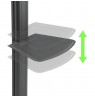 Techly Trolley Floor Support with Shelf LCD TV/LED 32-65"