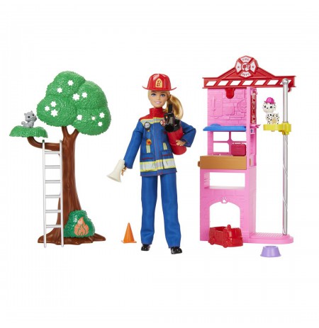 Barbie Doll Firefighter Set HRG55 /4