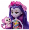 PROMO Enchantimals Tropical Swimming Pool Set + HTW73 MATTEL Monkey Doll