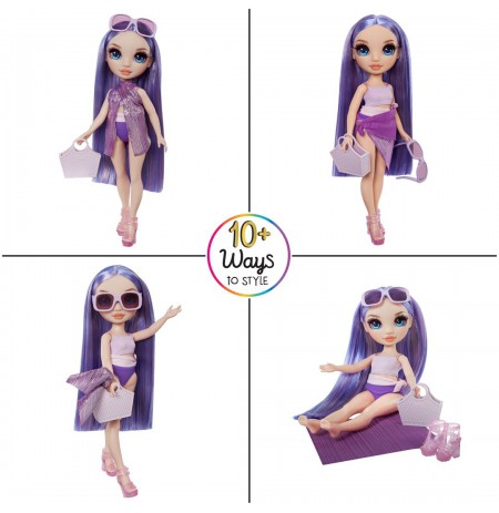MGA Rainbow High Doll in Swim & Style Violet Willow (Purple) 507314
