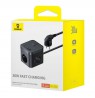 Baseus PowerCombo Universal power strip Indoor Black