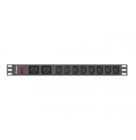 LANBERG RACK 19" PDU (1U, 16U, 2X C19, 8X C13,2M)