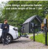 Green Cell EVGC021A2275 electric vehicle charging station Grey Aluminium Wall 3 Built-in display LED