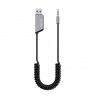 Savio TR-16 Transmitter AUX adapter with hands-free function, Bluetooth 5.3, Google Assistant/Siri
