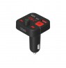 SAVIO FM transmitter, Bluetooth 5.3, QC 3.0 charger, LED display, Bass Boost, TR-15, black