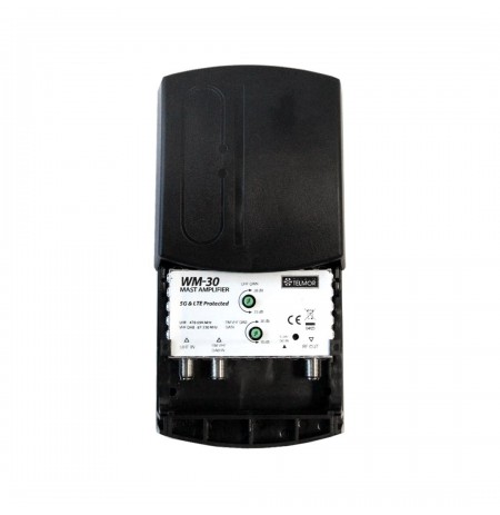 Mast Amplifier: WM-30 FM/VHF+UHF DVB-T2 5G PROTECTED Telkom Telmor