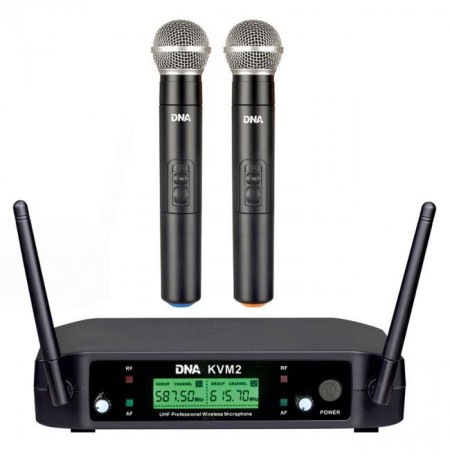 DNA KVM 2 Wireless Microphones Sound System