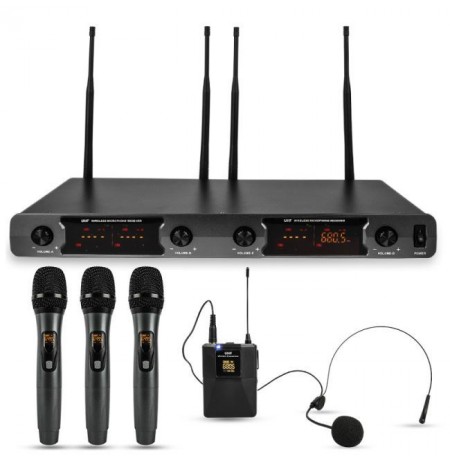 NN WMIC4 Wireless Microphone Sound System