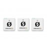 RØDE Wireless ME Dual White - compact wireless microphone system with two transmitters for two-channel recording