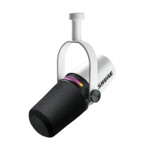 Shure MV7+-W - lectern/vocal microphone with XLR/USB-C connector, white
