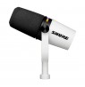 Shure MV7+-W - lectern/vocal microphone with XLR/USB-C connector, white