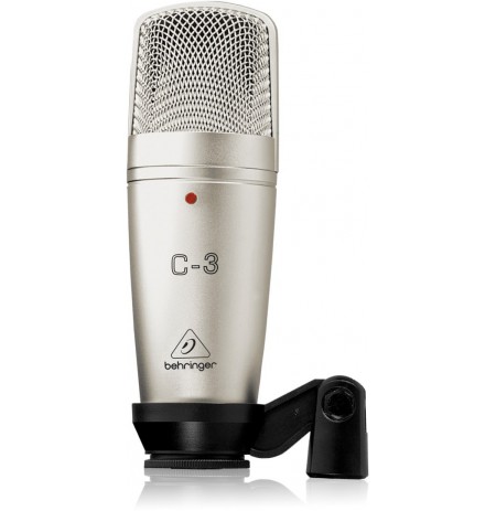 Behringer C-3 microphone Silver Studio microphone