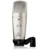 Behringer C-3 microphone Silver Studio microphone