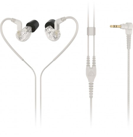 Behringer SD251-CL - In-ear headphones with MMCX connector, transparent