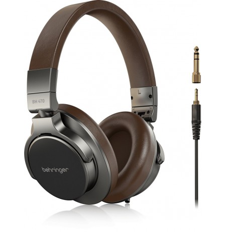 Behringer BH 470 headphones/headset Wired Handheld Music Brown
