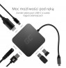 Green Cell AK61 interface hub USB 3.2 Gen 1 (3.1 Gen 1) Type-C Silver