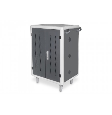 Digitus | Black | Charging Trolley 30 Notebooks / Tablets up to 15.6" | Pressure lock system with swiveling lever handle on the 