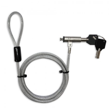 Techly 107289 cable lock Silver 1.8 m