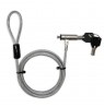 Techly 107289 cable lock Silver 1.8 m