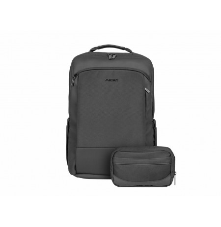NATEC KUDU PLUS LAPTOP BACKPACK WITH ORGANIZER BLACK 15.6" 16 L