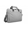 NATEC Mustela notebook case 39.6 cm (15.6") Messenger case Grey