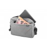 NATEC Mustela notebook case 39.6 cm (15.6") Messenger case Grey
