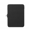 RIVACASE Antishock 5221 MacBook 13 sleeve, vertical, black, dual zippers