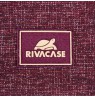 RIVACASE Anvik 13.3" laptop sleeve, red/maroon, with handle, waterproof material, plush interior, back pocket for smartphone, bu