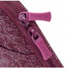 RIVACASE Anvik 13.3" laptop sleeve, red/maroon, with handle, waterproof material, plush interior, back pocket for smartphone, bu