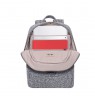 Rivacase 7923 notebook case 33.8 cm (13.3") Backpack Black, Grey