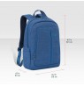 Rivacase 7560 backpack Blue Polyester