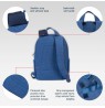 Rivacase 7560 backpack Blue Polyester