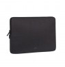 Rivacase Suzuka notebook case 35.6 cm (14") Sleeve case Black
